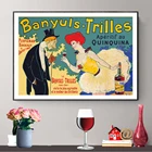 Banyuls-trillлес, Постер для еды и напитков в винтажном стиле, постер на холсте, подарочные идеи, настенное искусство для столовой, бара