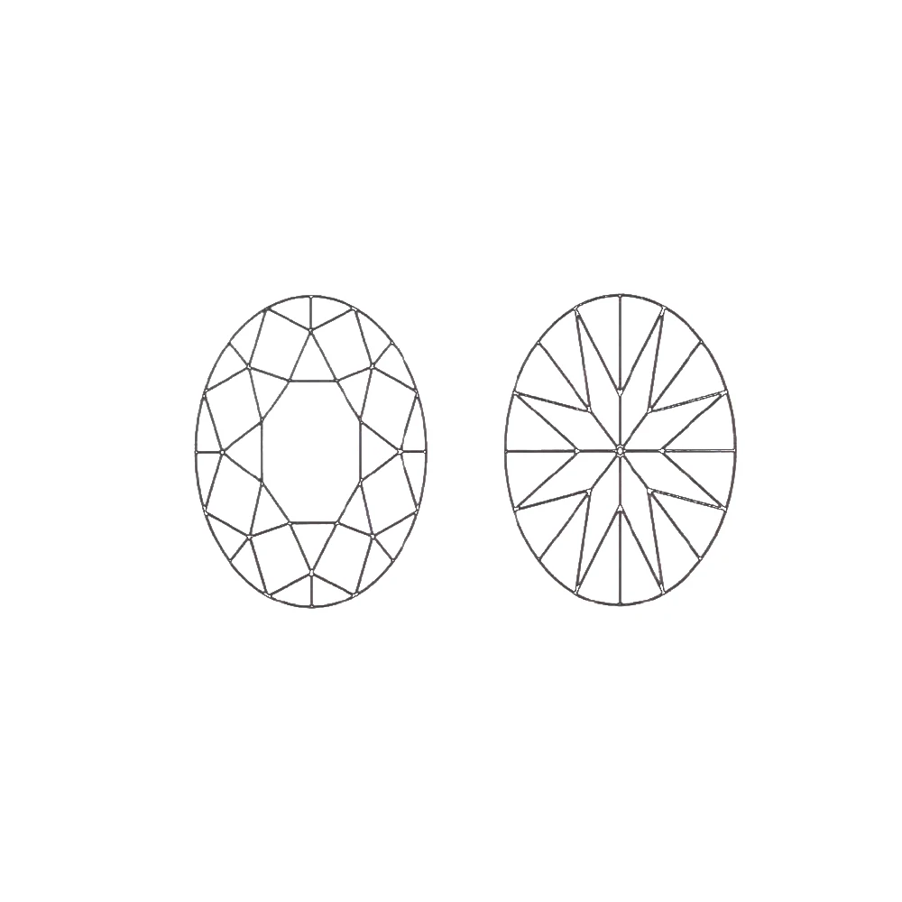 Высококачественные драгоценные камни AAA гранат овальной формы кубический
