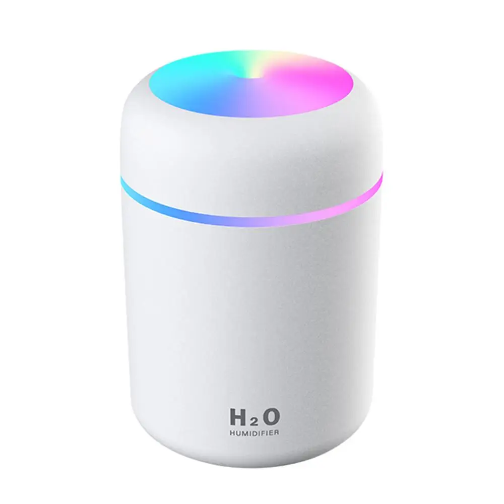 

7 Colorful Night Light Air Aroma Humidifier For Home Office Aromatherapy Humidifier Diffuser 270ml Mini Essential Oil Diffuser