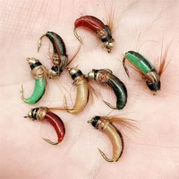 4 styles fly fishing lure nymph trout dry wet flies nymphs artificial bait