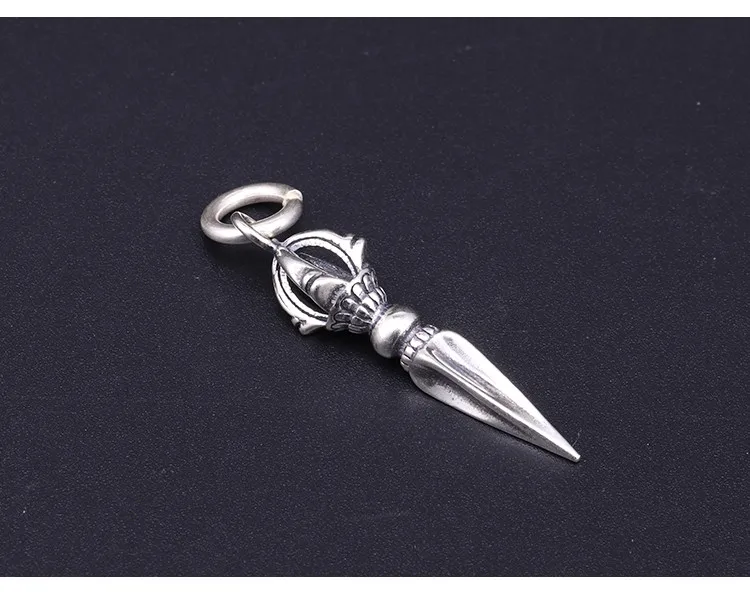 Серебро 925 ювелирные изделия тайская серебряная подвеска винтажная подвеска скипетр для женщин и мужчин властное ожерелье кулон вечерние подарки
