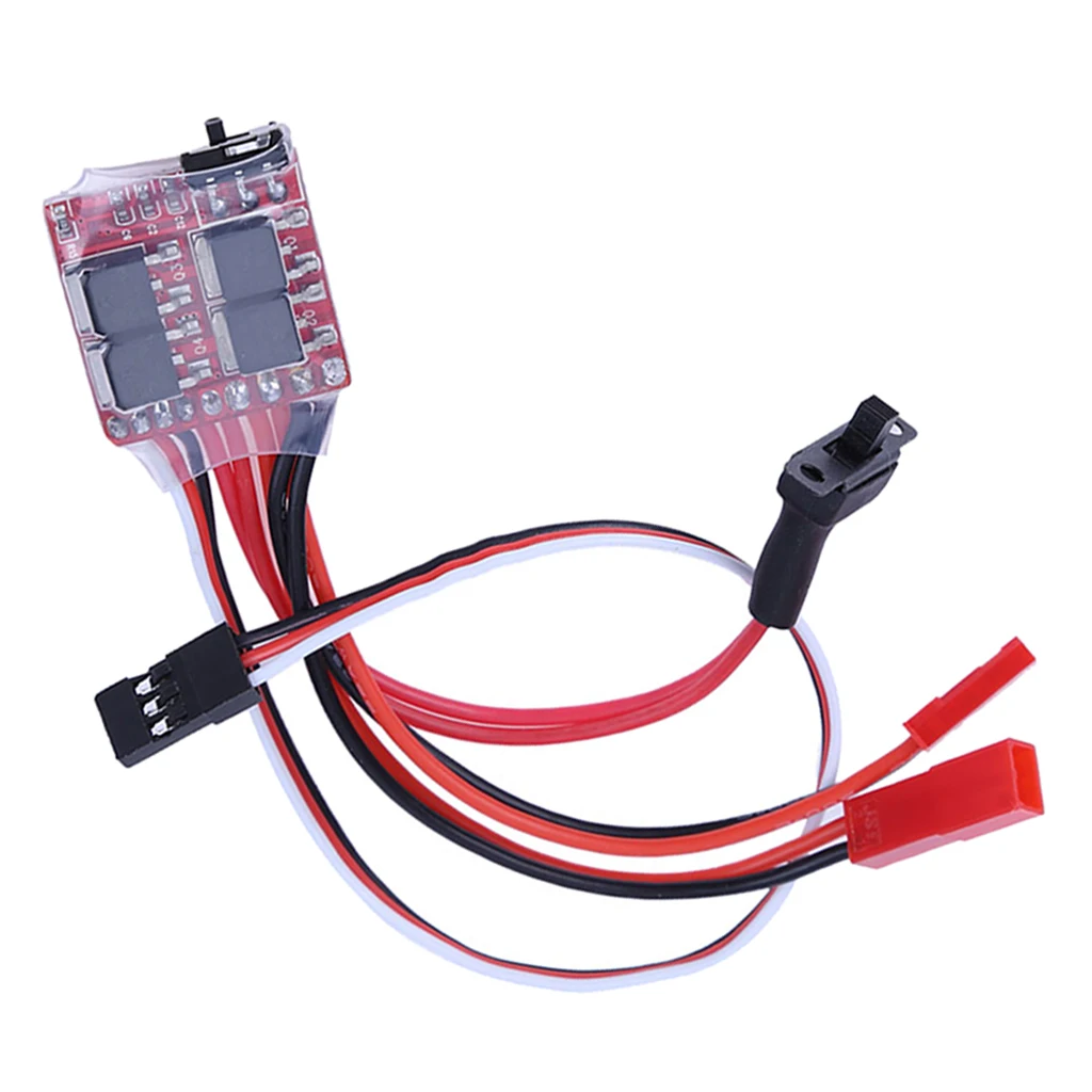 Матовый ESC 20A Li-Po 2S с тормозом для RC Crawler Car Boat Tank может работать щеточным двигателем