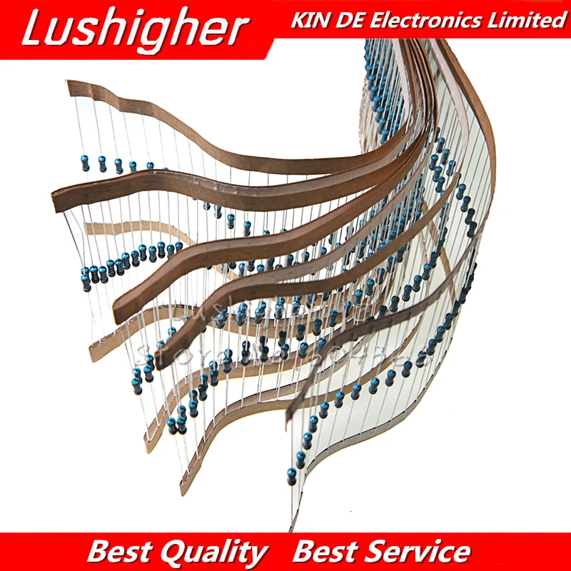 100 шт. 2 Ом 1/4 Вт 2.2R металлический пленочный резистор 1% погрешность|Резисторы| |