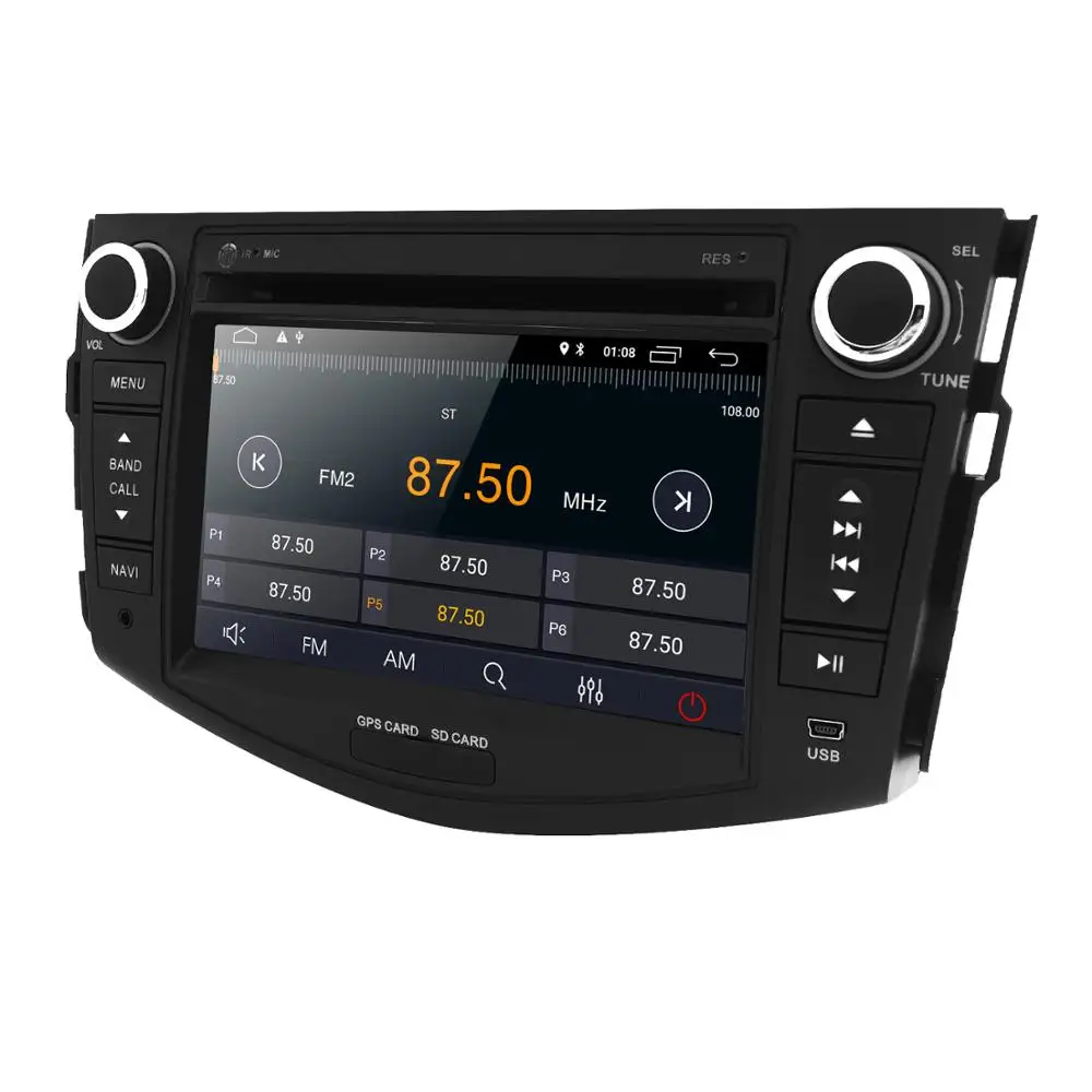 Ips Android 9,0 2 din Автомобильный dvd-плеер для Toyota RAV4 Rav 4 2007 2008 2009 2010 2011 радио магнитофон gps wifi rds dab tpms 4G