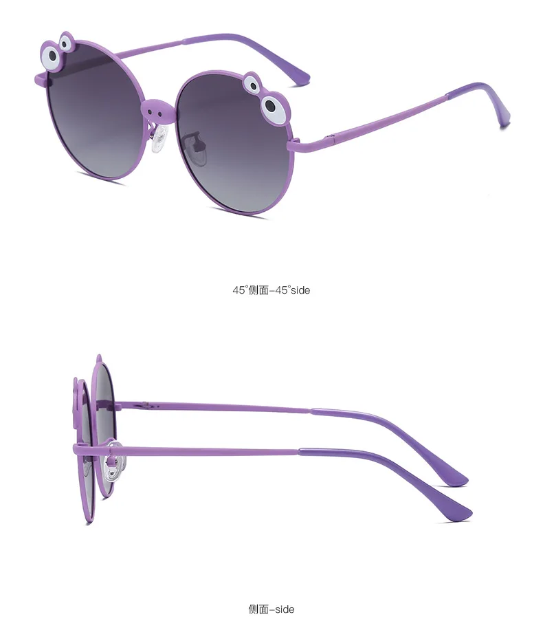 

Fashion Kids Sunglasses Polarized Metal Frame Sun Glasses Girls Boys Flower Children's Mirror Baby Eyeglasses UV400 Summer Beach