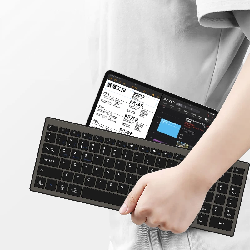Клавиатура AJIUYU с Bluetooth для Apple iMac Mac MacBook Air Pro ноутбук iPad планшет 2 4G беспроводная