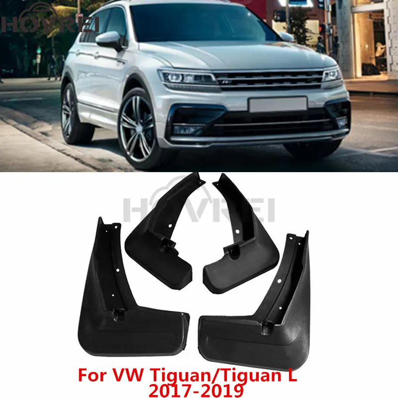 Брызговики передние и задние для автомобиля брызговики VW Tiguan L 2017 2018