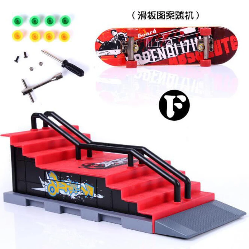 Finger Skateboards Skate Park Ramp Parts для Tech TRAINING Deck детский подарочный набор пальчиковые