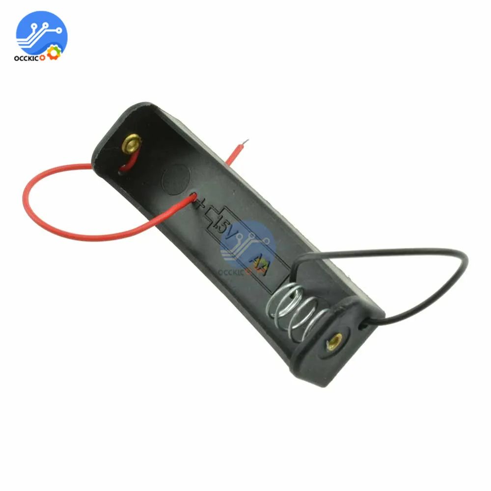 10 шт./лот держатель для батарей AA блок питания органайзер с 5 &quotсвинцовым