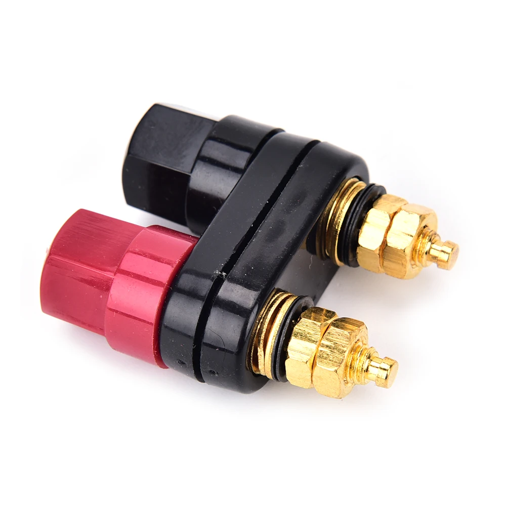 2 шт. Лидер продаж штекерами типа &quotбанан&quot пара терминалы красные черные разъем