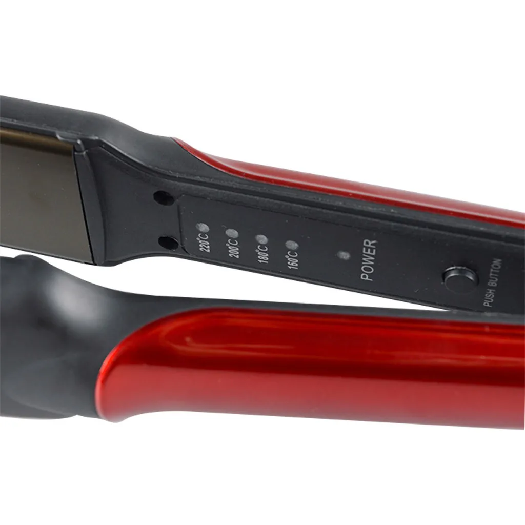 Hair Straightener Heating Aluminum Plate Portable Straightener Straight Curly Hair Style Curler Alisadoras De Cabello Para#40