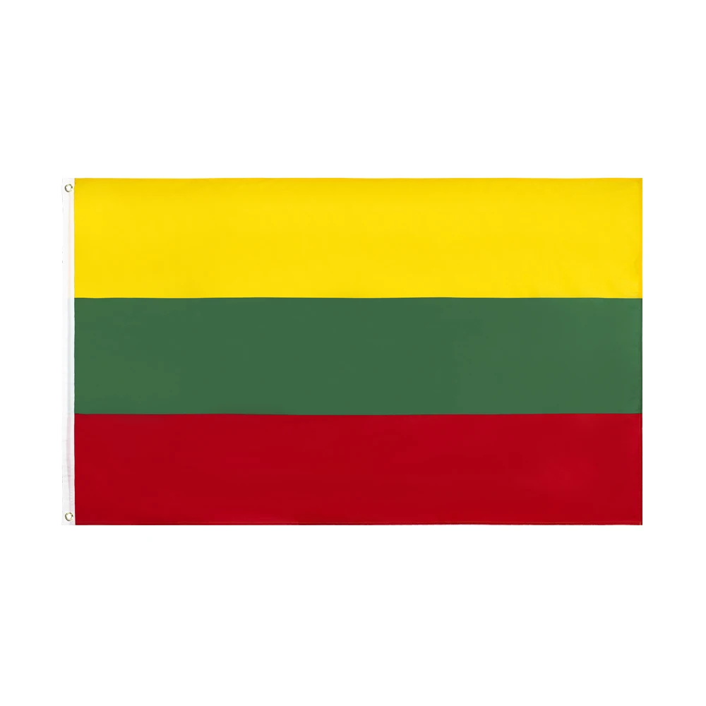 

90x150 см, Литовский национальный флаг, подвесной флаг из полиэстера, литовский флаг