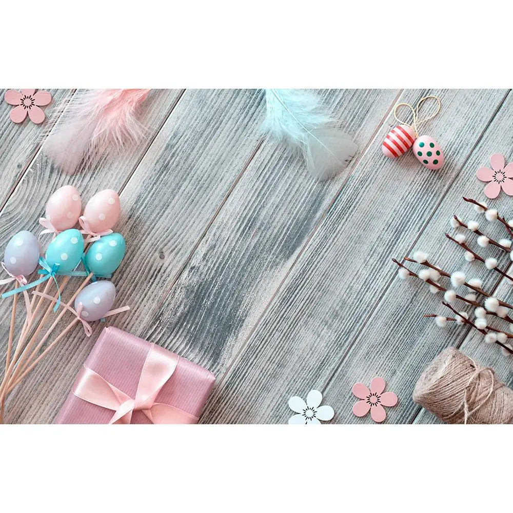 

SHENGYONGBAO Art Fabric Photography Backdrops Prop scenery+ Flower and Wooden Planks Photography Background 200207FK-0006