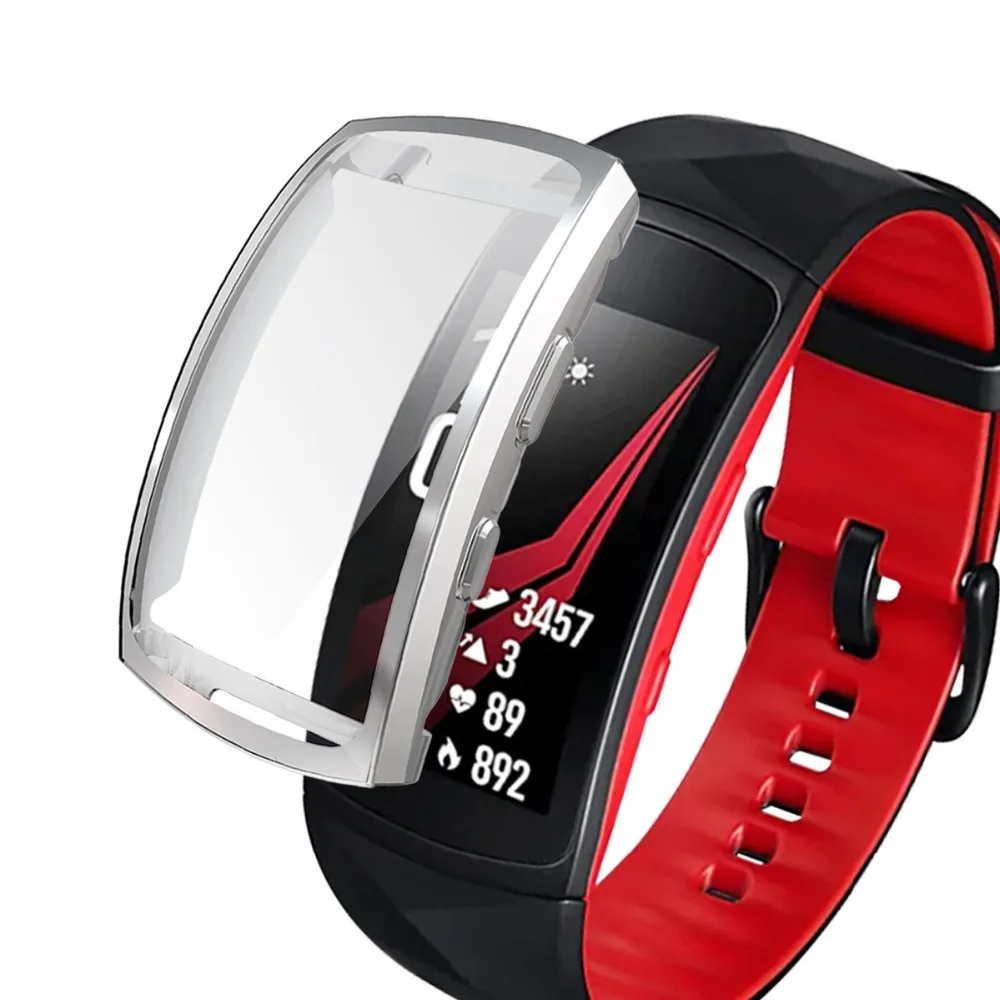 Color16 L/S наручные часы для samsung gear Fit 2 Pro ремешок силиконовый ремешок для часов защитный чехол для samsung Fit 2 SM-R360 ремешок - Цвет: Color16
