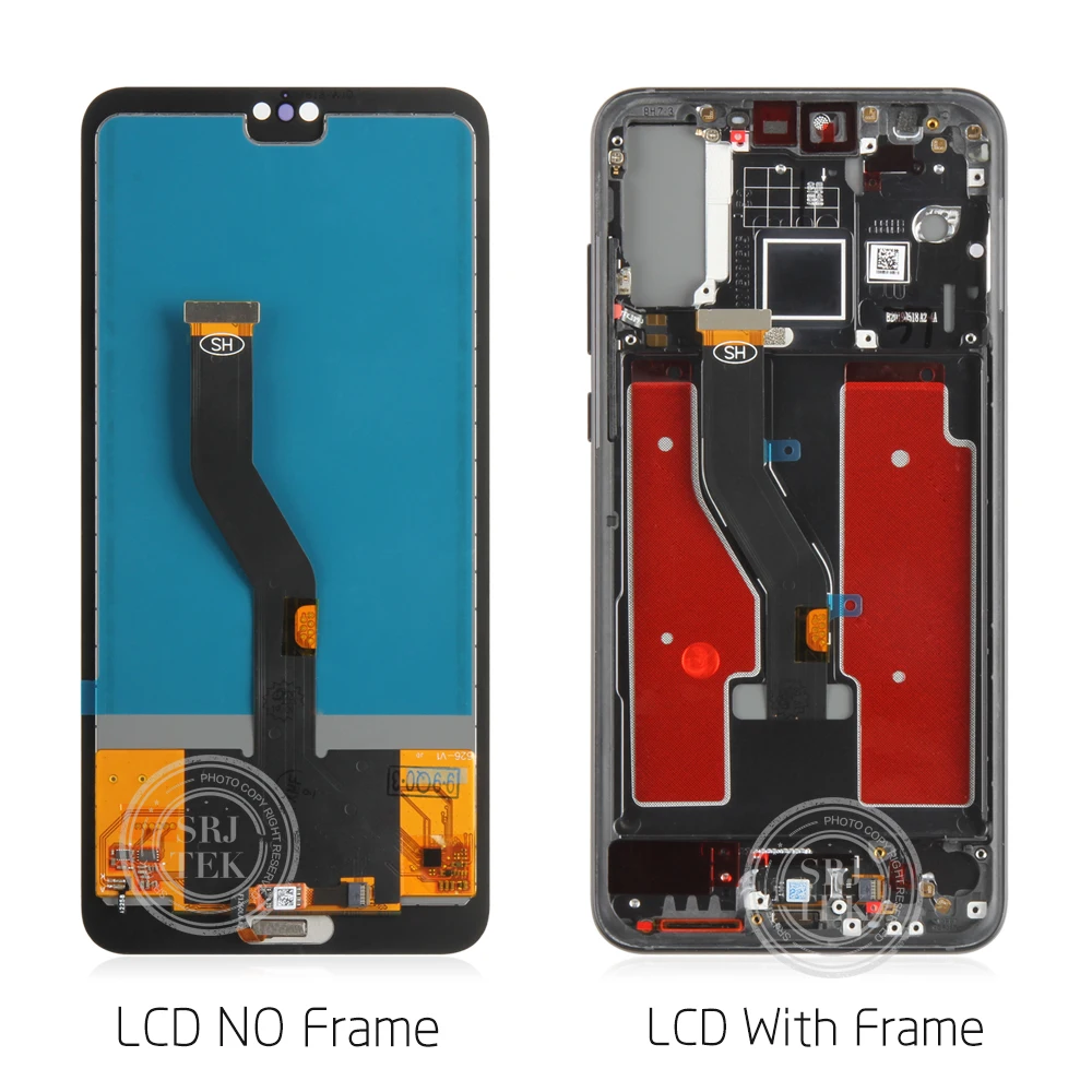 IPS For Huawei P20 Pro LCD Touch Glass Panel Plus Display CLT-AL00L Sensor Screen Frame CLT-AL01 Replacement Part | Мобильные