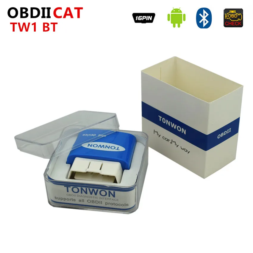 Автомобильный диагностический сканер TONWON TW1 OBD2 прибор для диагностики