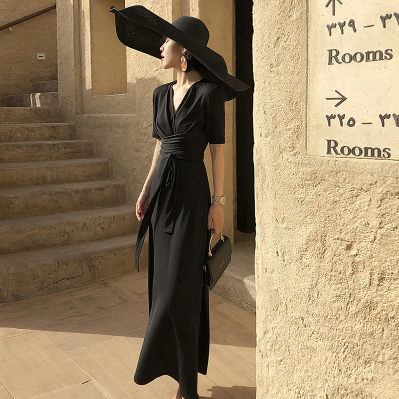 2019 Повседневные платья женское платье летнее сексуальное Бохо шикарное Макси с