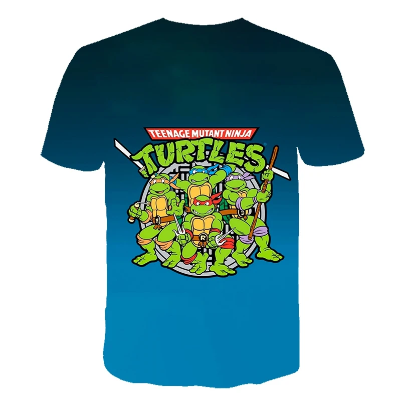 Для мобильного телефона чехлы Молодежные мутанты Черепашки Ниндзя Для мальчиков футболка с персонажами из мультфильмов для детей футболка "Аниме" 3D футболки для Девочка футболки детская одежда футболка