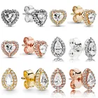 Новинка S925 популярные серьги сверкающие поднятые сердца Сияющие серьги-капли с кристаллами для женщин ювелирные изделия в подарок