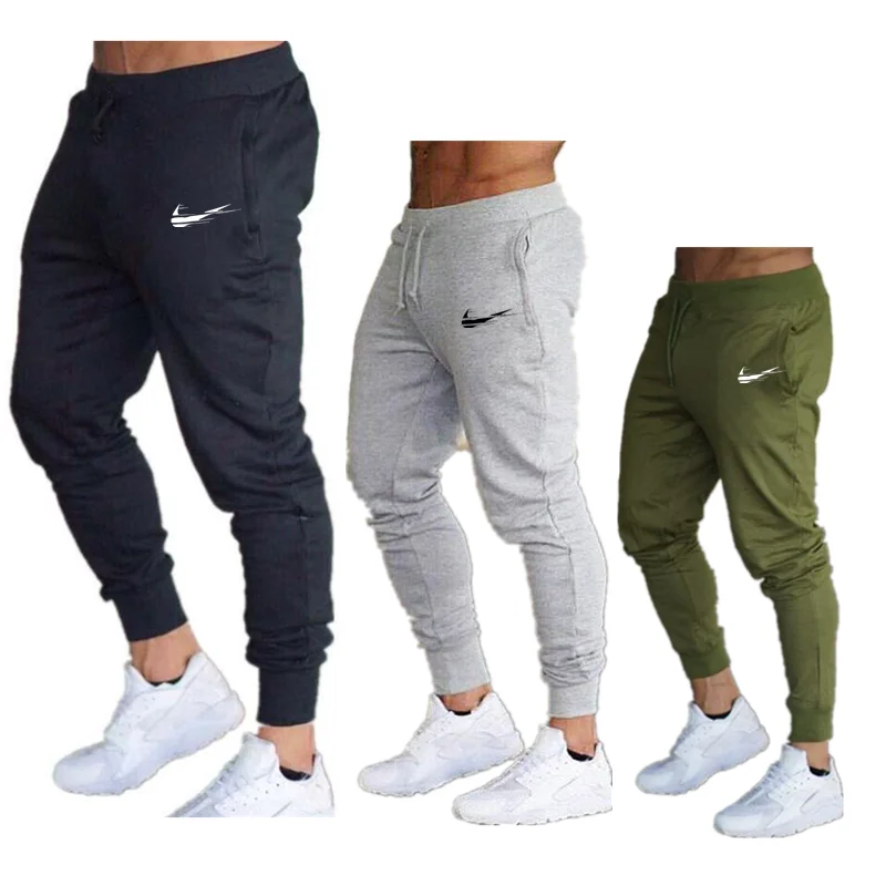

New Men Pants Joggers Sweatpants Jogger Pants Men Casual Pants Brand Elastic Cotton GYMS Fitness Harem Mens Pants Trousers 2020