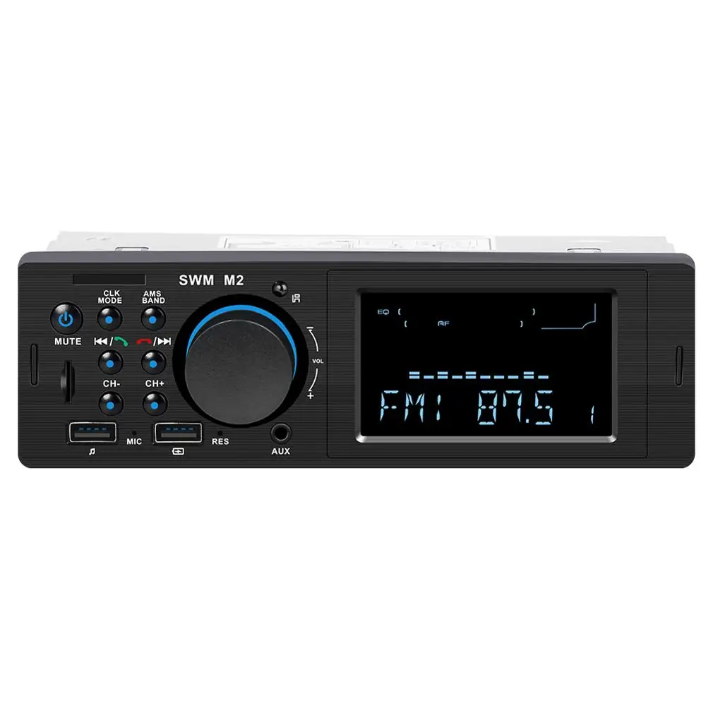 M2 автомобильный стерео MP3 музыкальный плеер fm-радио Bluetooth-совместимый 4 0 TF AUX Dual USB