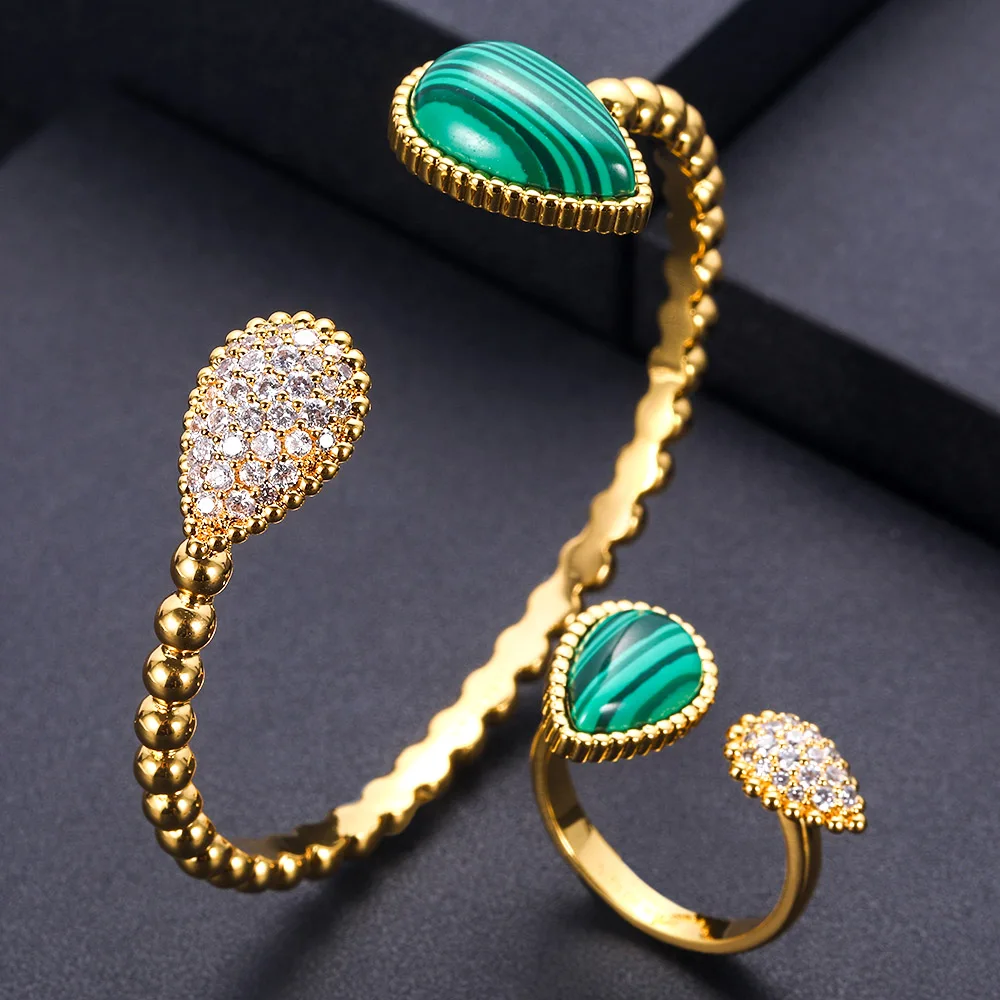 AccKing на руку люксовый уникальный браслет кольцо Ювелирные наборы для женщин