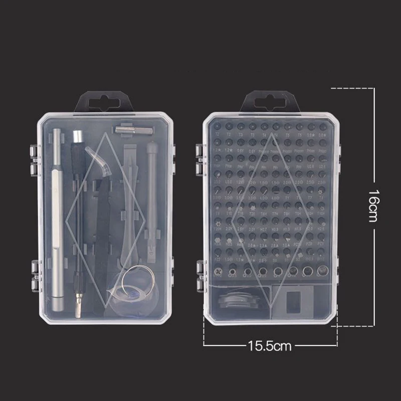 

112 in 1 Magnetic Precision Screwdriver Set PC Phone Electronics Repair Tool Kit MJJ88