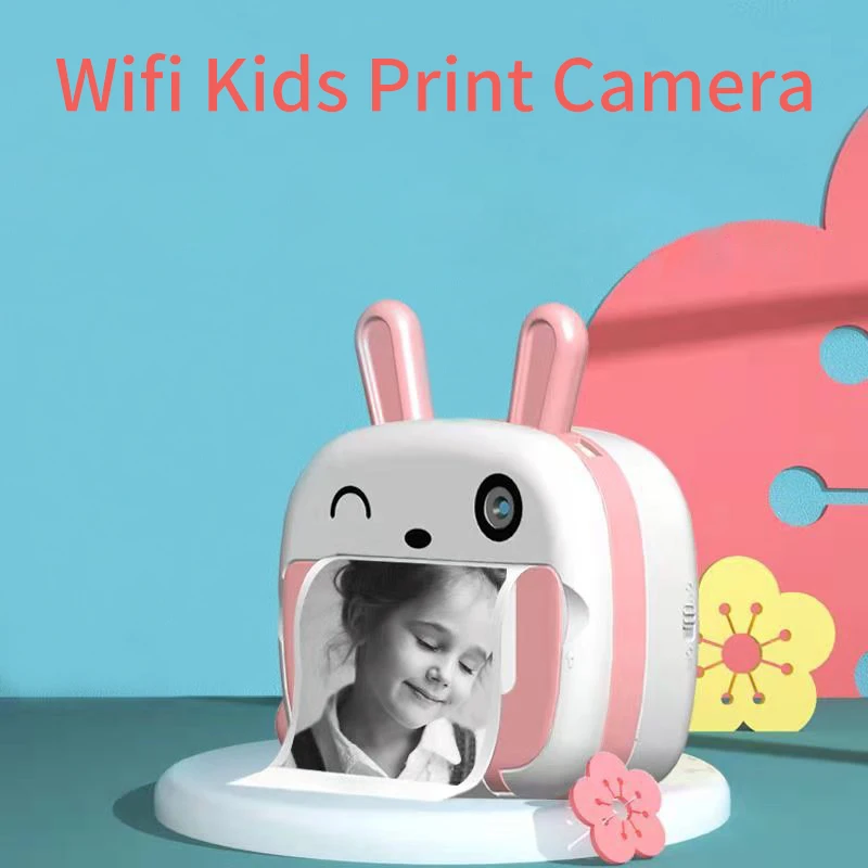 

Children Camera For Kids Instant Printing Camera 1080P Digital Camera Support Wifi Function Camera Toys For Girl Boy Gifts