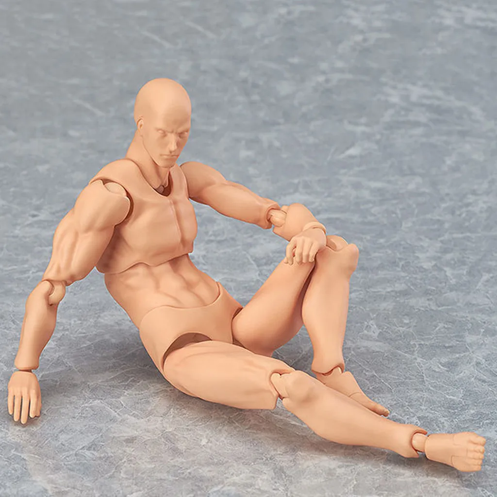 Многофункциональные подвижные фигурки SHFiguarts BODY KUN/BODY CHAN серый/оранжевый цвет Ver ПВХ фигурка Коллекционная модель игрушки 15 см