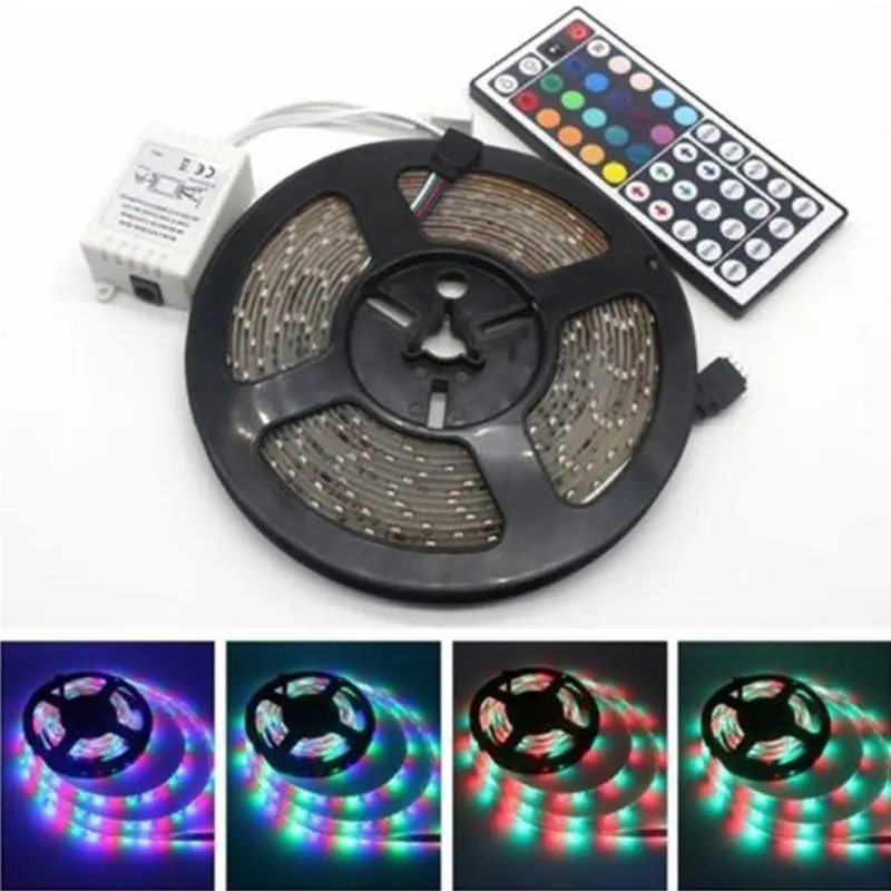 Цвет изменение Светодиодные ленты светильник 3528 SMD с сигналами красного зеленого