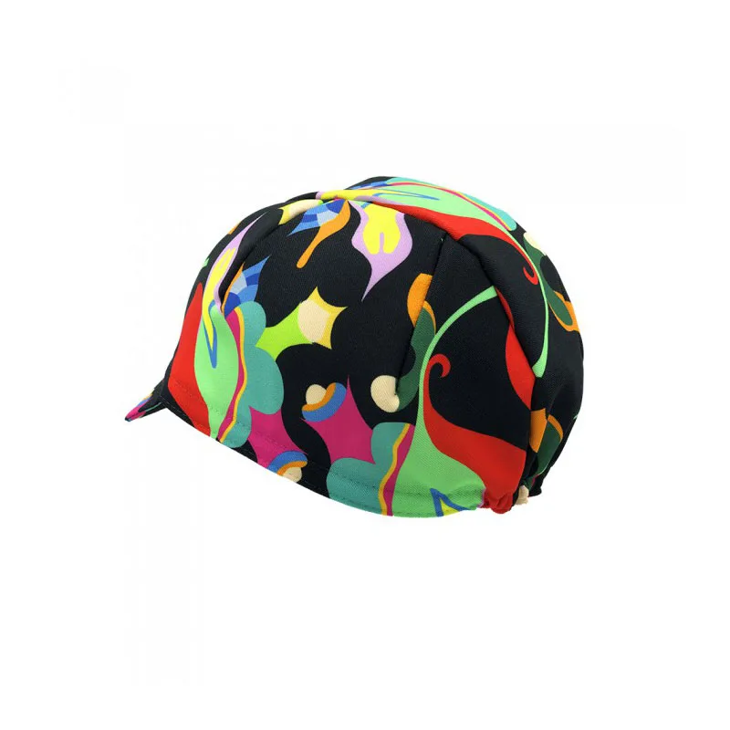 

2021 new bike riding cap colorful hibiscus cap