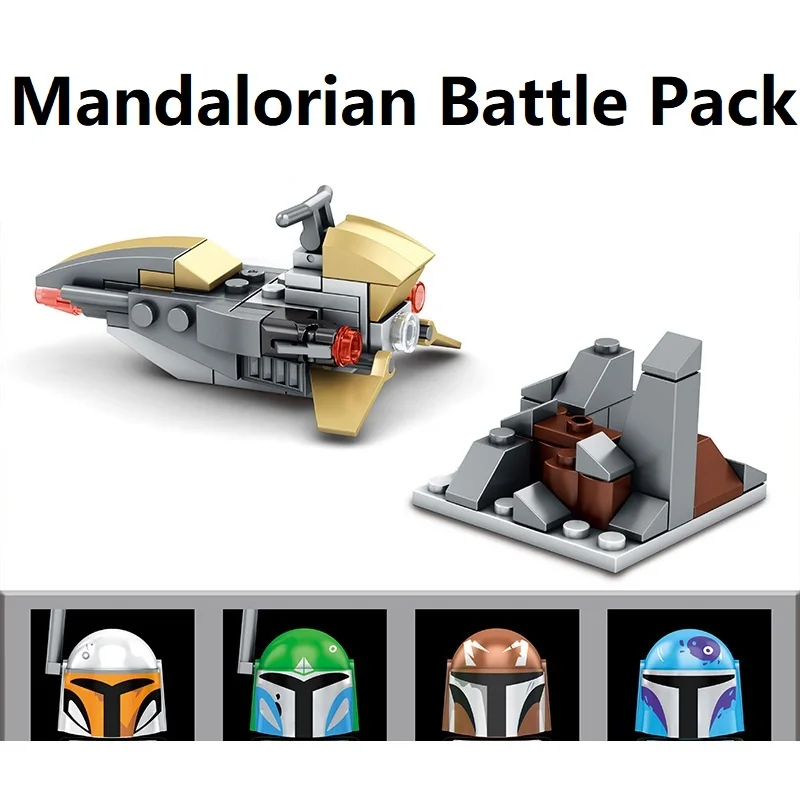 Совместимый Набор строительных блоков 75267 мандалор с 4 мини-фигурками | Игрушки и
