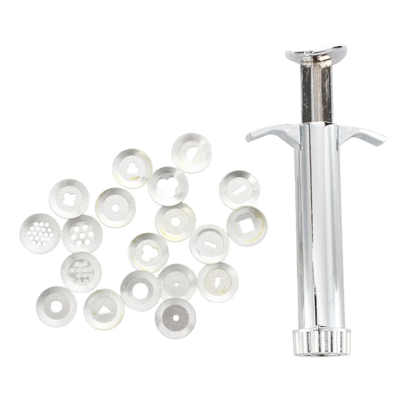 

19 Discs Polymer Clay Clay Extruder Craft Gun Sculpting Sugarcraft Tools