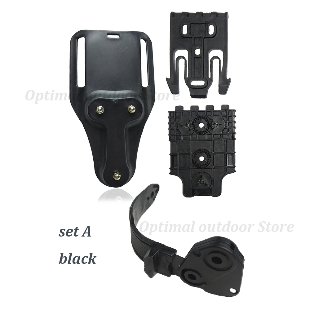 

Airsoft Safa Mid-Ride Belt Loop Adapter Low-Ride Universal Belt Loop Spare Replacement Parts For Glock 17 M9 SIG P226