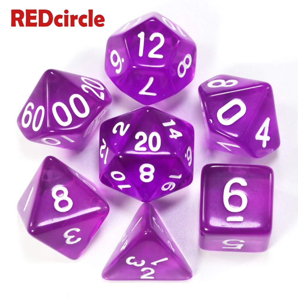 Горячая Распродажа Candy Die 7 шт./компл. прочный Набор игральных костей в старинном