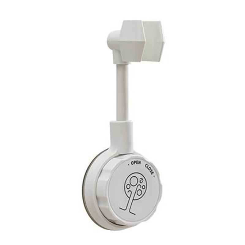 

Newly Bathroom Shower Hook Punch Free Seamless Adjustable Shower Accessories Shower Head Holder Rack TE889