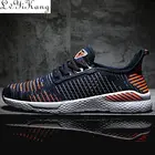 Кроссовки мужские легкие на шнуровке, Повседневная Удобная дышащая обувь для ходьбы, весна 2019