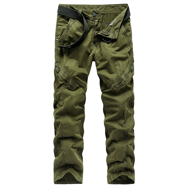 Брюки карго мужские рабочие брюки повседневные с несколькими карманами
