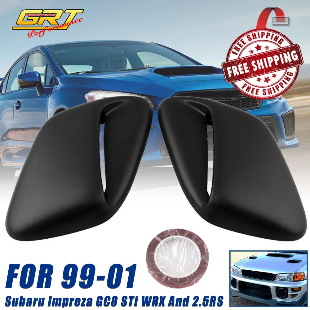 Вытяжка вентиляционная Индукционная Совок воздушный выход ABS черный для Subaru Impreza