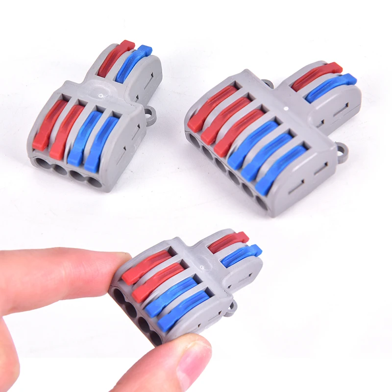 Мини Быстрый Соединитель проводов Универсальный Кабельный соединитель