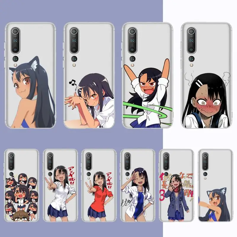 

Nagatoro San Anime Aesthetic Phone Case For Redmi Note 5 7 8 9 10 A K20 pro max lite for Xiaomi 10pro 10T