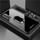 Чехол для Huawei P Smart 2021, Y7A, Магнитный чехол с кольцом-держателем, чехол для телефона Huawei Y7A, P Smart 2021, закаленное стекло, задняя крышка