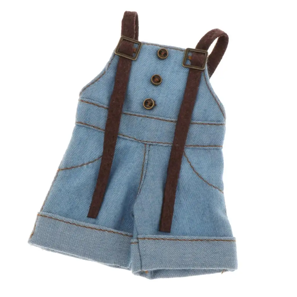 

1/6 Scale Doll Clothes Shorts Overalls Outfit Clothing For 12 Inch Doll