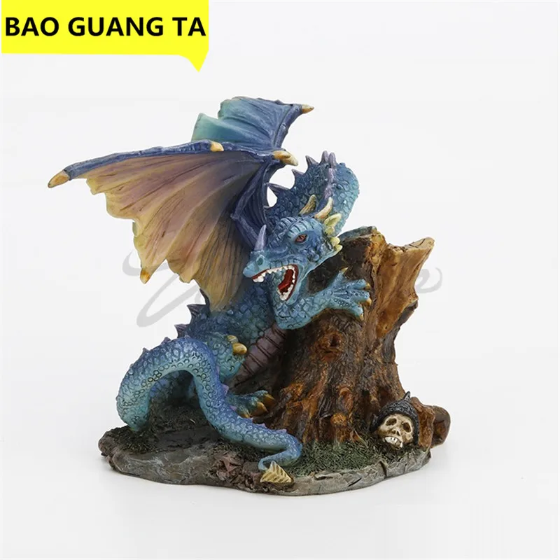 

Креативная Художественная Скульптура BAO GUANG TA в Форме Дракона, статуя с сиденьем из эпоксидной смолы, художественное искусство и ремесло, ак...