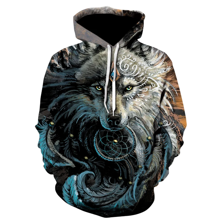 

2021 Four Seasons Fashion 3D-Printed Men's and Women's Fashion Wedic Long Sleeve Casual Wear