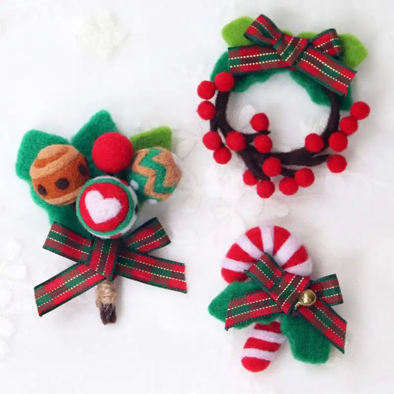 Creatibe НОВАЯ РОЖДЕСТВЕНСКАЯ брошь DIY ВЕНОК Санта Клаус Рождественская елка узор