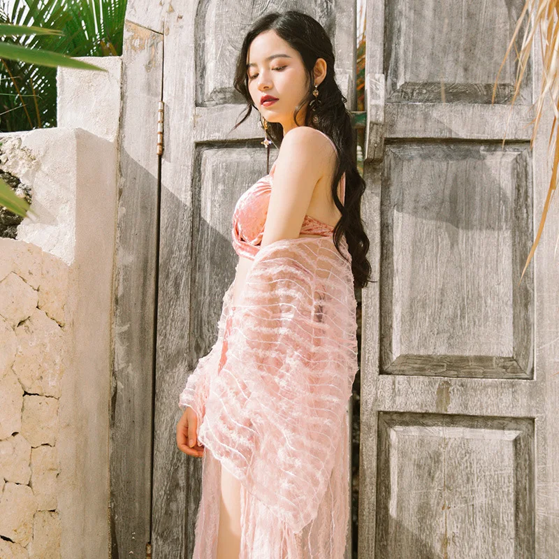 Женский купальник купальники купальный костюм Танкини с пуш-ап из двух предметов