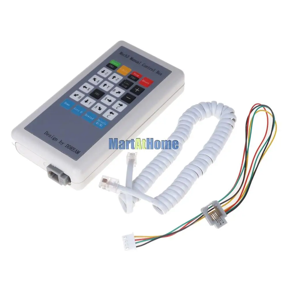 Argedo CNC 6 Axis USB LPT Mach3 Breakout Board Kit w/ручной блок управления для управления ling шаговый двигатель# SM706@ CF