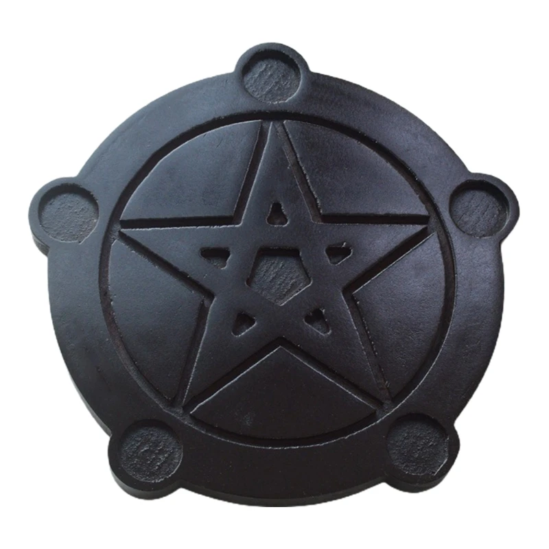

094C Ta-rot Candle Stand Altar Plate Candlestick Ta-rot Accessory Outdoor Accessories