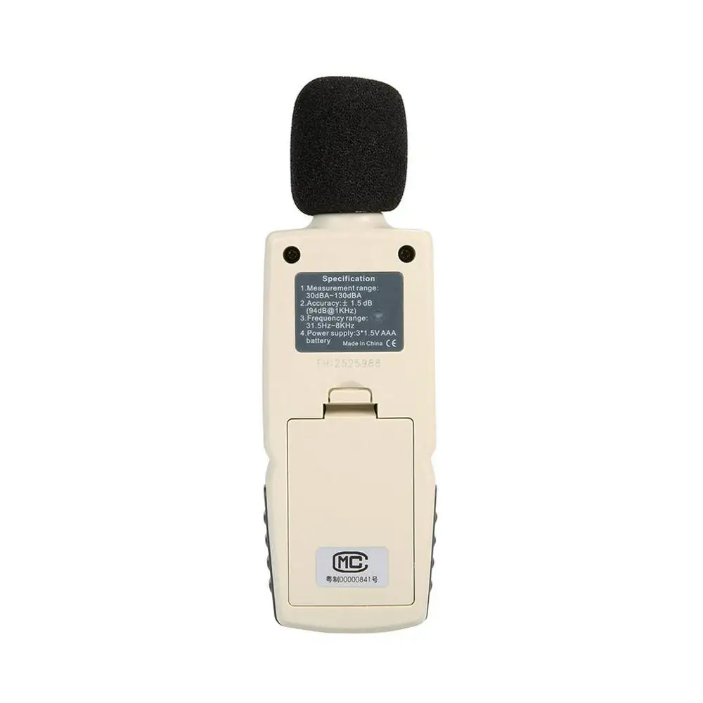 BENETECH GM1352 30-130dB цифровой измеритель уровня звука мониторинг тест дБ децибелов